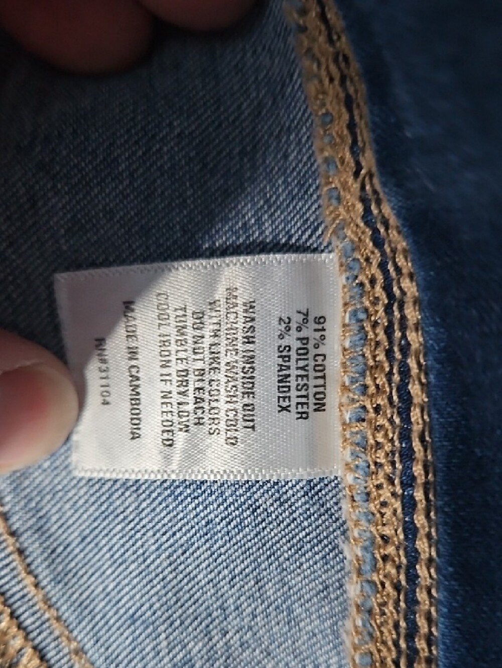Wonderly Women’s Blue Stretch Denim Easy Pull On Super Skinny 14R - Picture 3 of 9